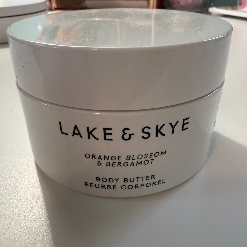 Lake & Skye Orange Blossom & Bergamot Body Butter 4.94 oz Vegan Cruelty Free